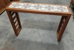 Aparador em U 1,15 x 0,80 alt x 0,40 com ladrilho cod 72