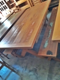 Mesa pés em X  2 x 1 m  cod 139