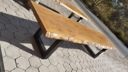 Mesa com pés em metalon cod 133
