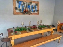 Mesa 2,0 x 1 m pés de leão cod 149